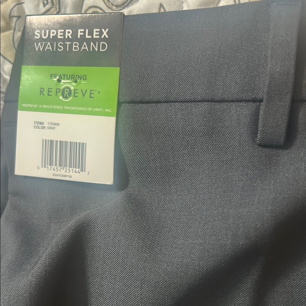 Super Flex Waistband Pants in Gray